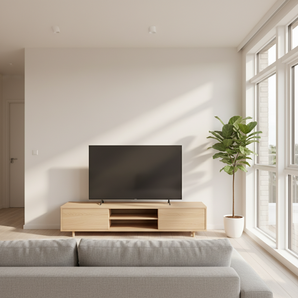 Sådan indretter du en minimalistisk stue med moderne tv-standere til stuen